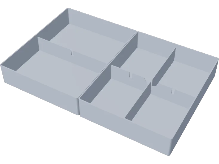 Pen and stationery drawer organizer 280 x 180 mm