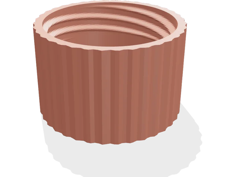 38 mm bottle coupler