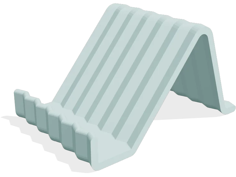 Phone with a thick case stand, 50 degrees (typing)
