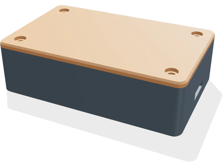 Raspberry Pi Zero 2 W case, screw lid