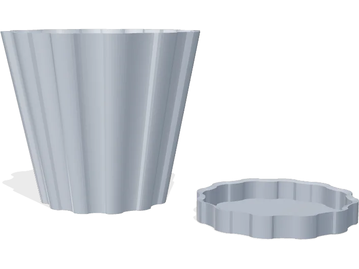 Large planter 200 mm with saucer