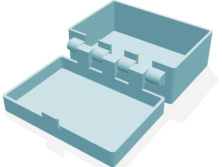 Print-in-place stash box 90 x 60