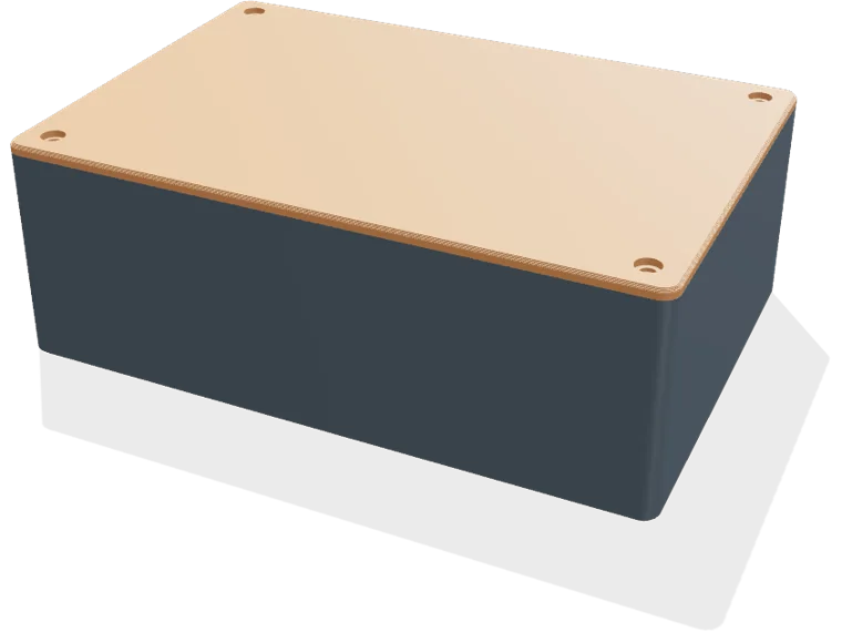 Project box 150 x 100 x 50 mm, screw lid