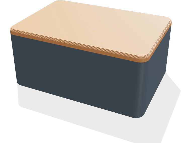 Project box 60 x 40 x 25 mm, snap lid