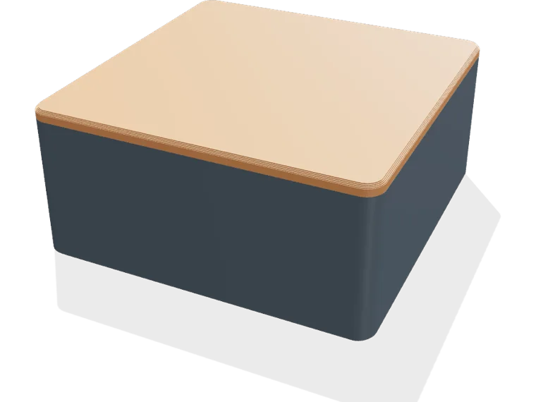 Square project box 70 x 70 x 30 mm