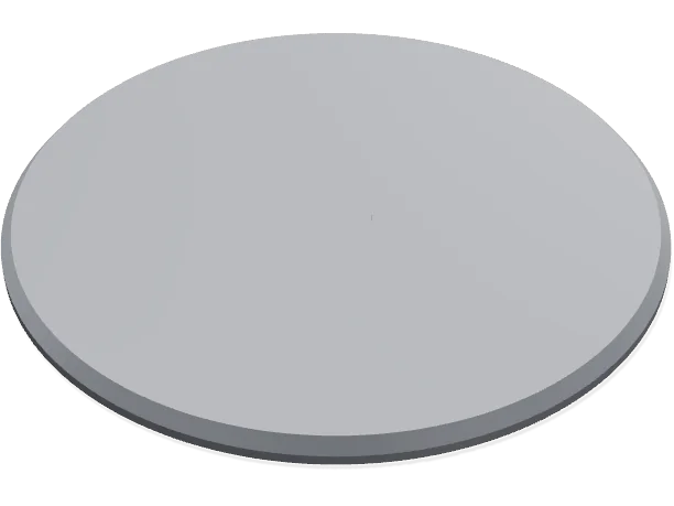 100 mm round base
