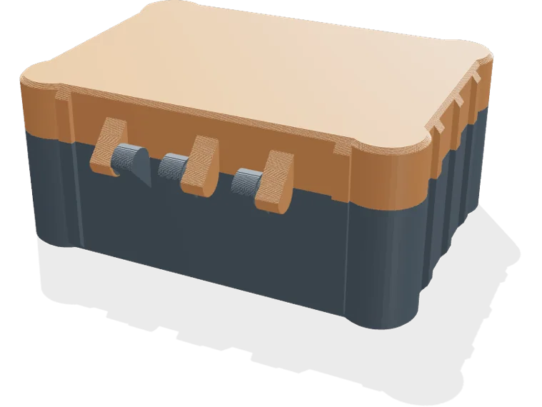 Rugged box 100 x 70 mm, EDC