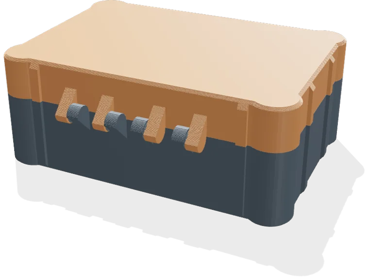 Rugged box 120 x 80 mm