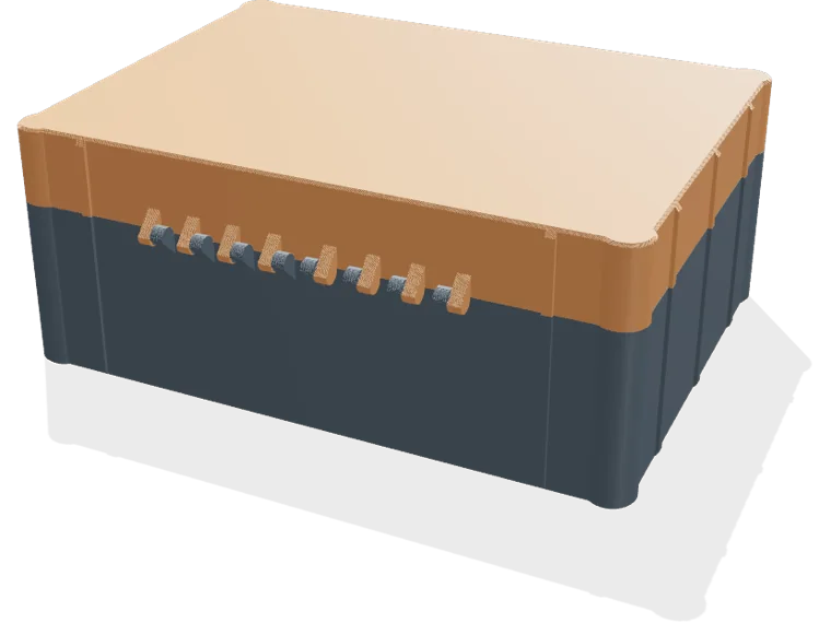 Large rugged box 250 x 180 mm