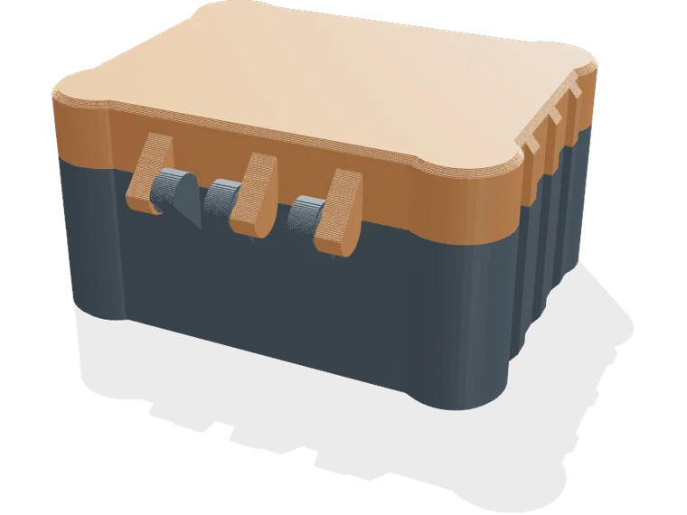 Mini rugged box 80 x 60 mm