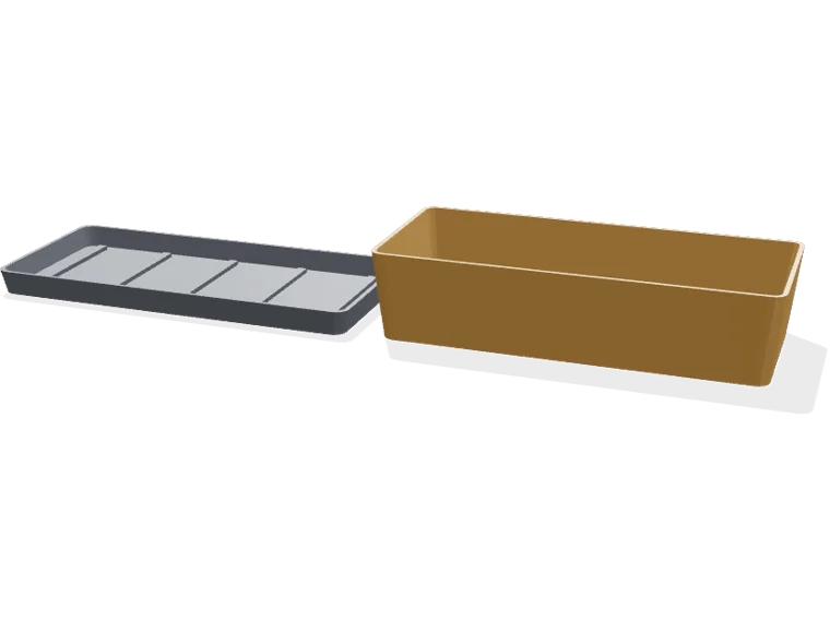 Shallow seedling planter 240 mm