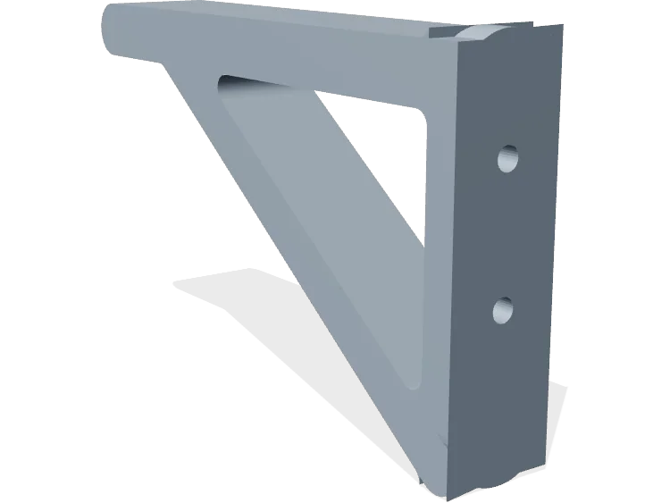Shelf bracket (L), 100 mm