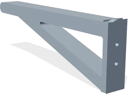 Shelf bracket (L), 200 mm