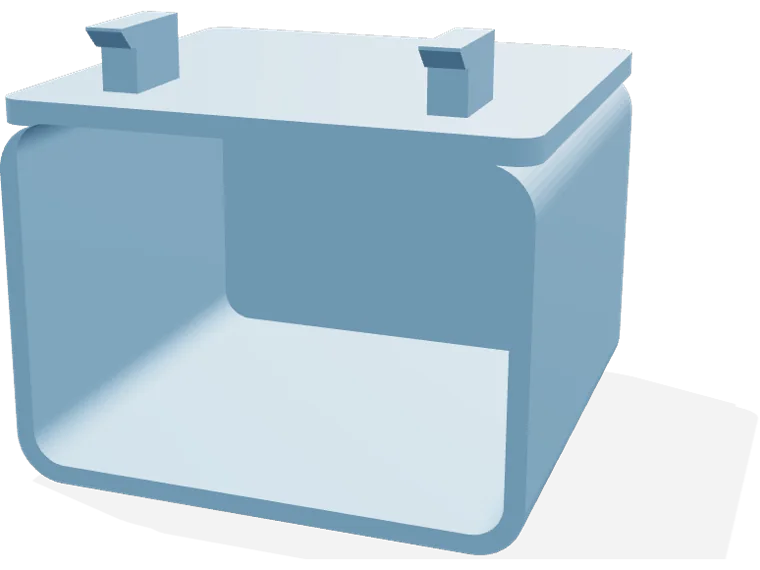 SKADIS pen cup (IKEA pegboard)