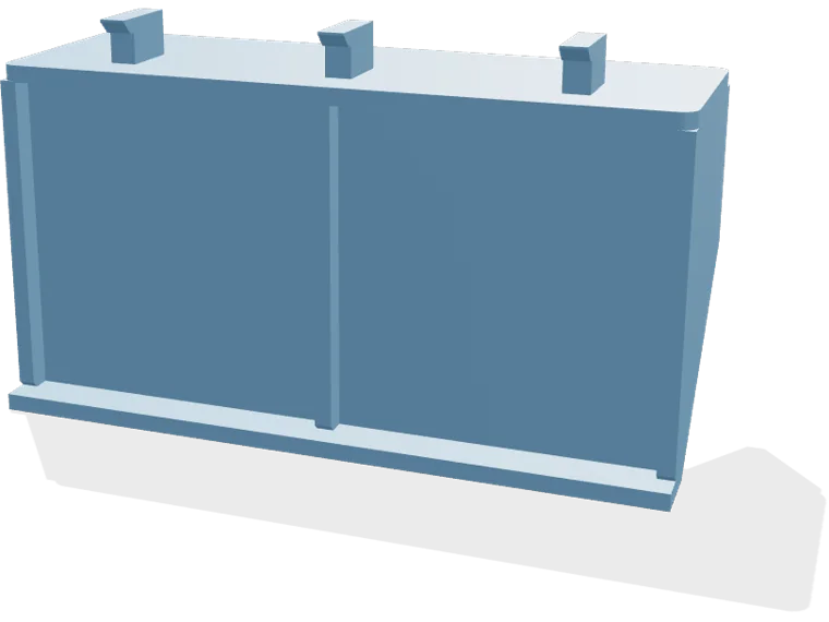 SKÅDIS shelf 120 x 60 mm