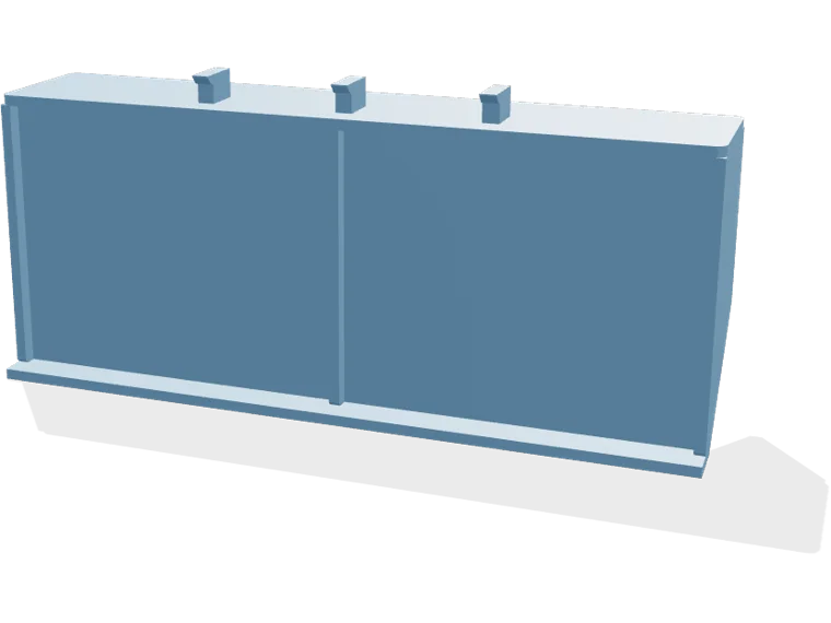 SKÅDIS shelf 200 x 80 mm
