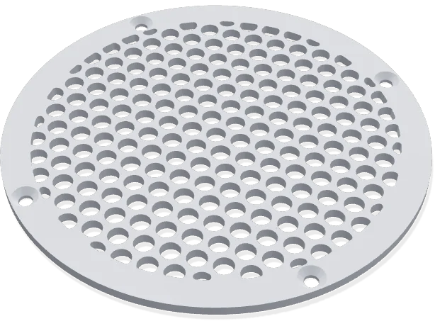 Speaker grille 130 mm, holes