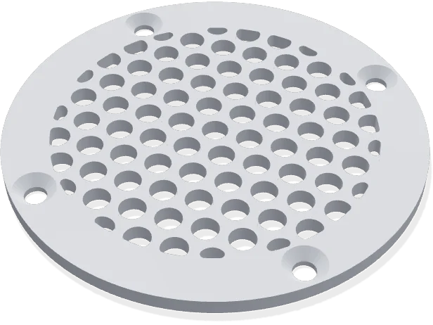 Speaker grille 80 mm, holes