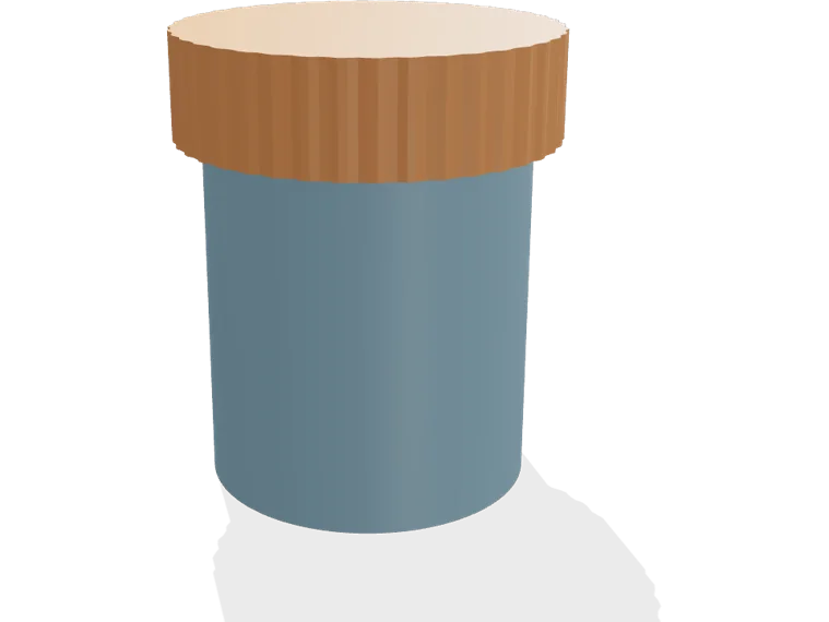 Tall spice jar 55 x 80 mm