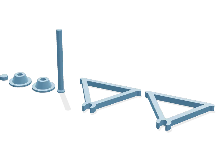 Spool stand for cardboard spools, 35 mm bore