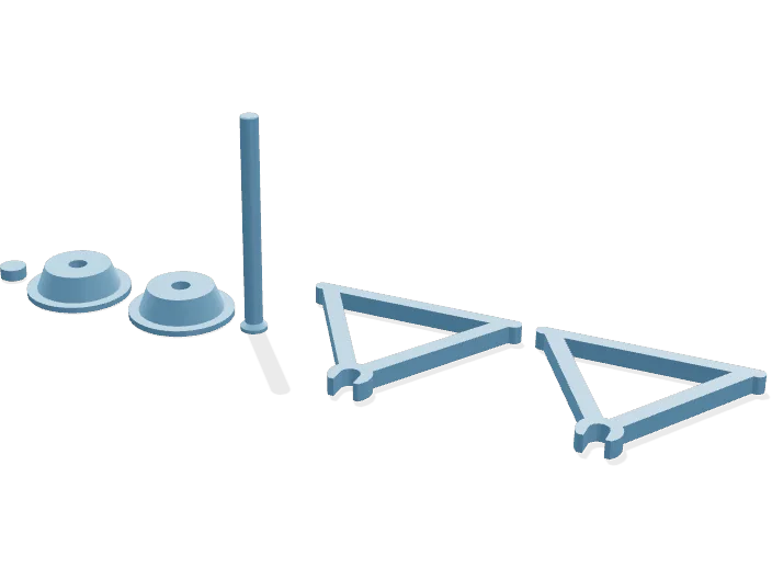 Spool stand for 200 mm spools (1 kg)