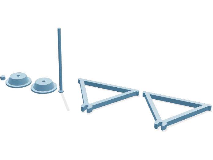 Spool stand for 250 mm spools (3 kg)