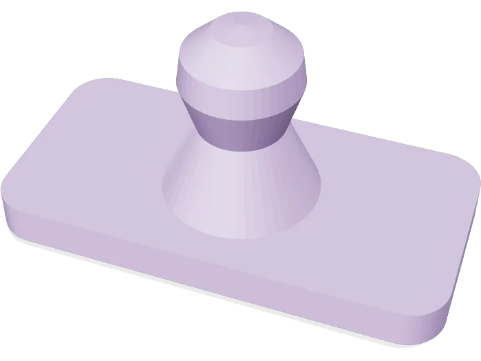 VOID stamp, 45 mm