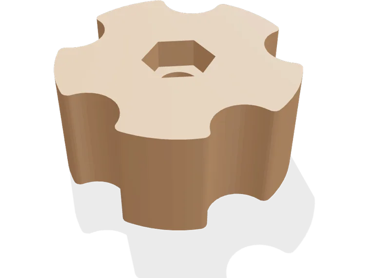 M5 star knob (bolt)