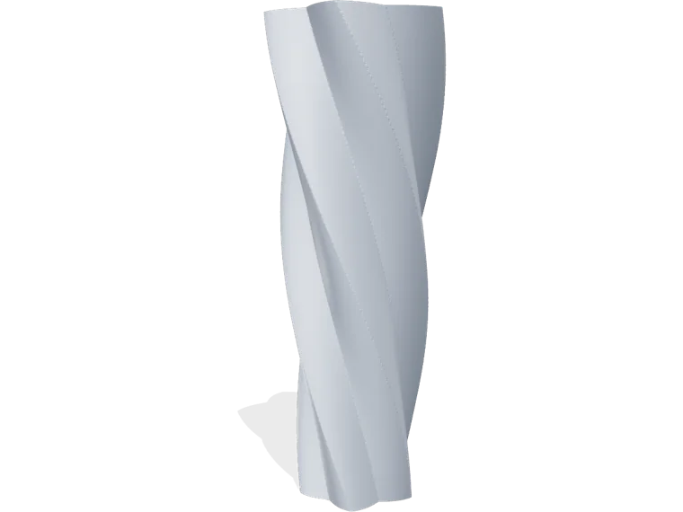 Star lantern vase 240 mm, 5 points, twisted