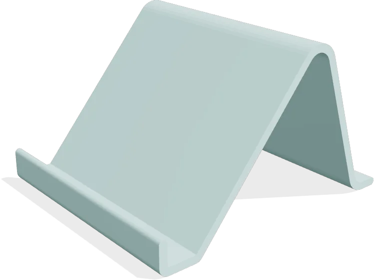 11 inch tablet with a case stand, 50 degrees (typing)