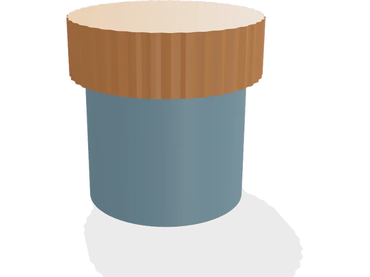 Threaded jar 50 x 60 mm
