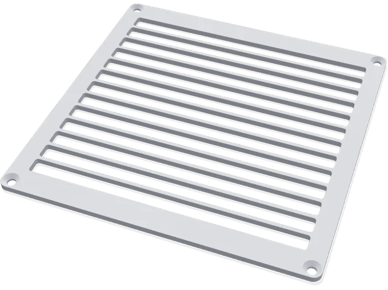 Wall vent 150 x 150 mm, slats