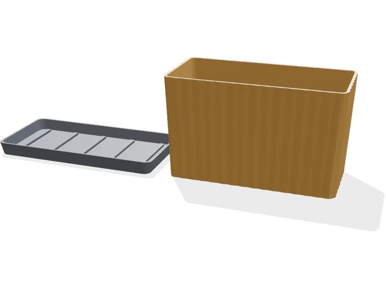 Tall windowsill planter 200 x 120 mm