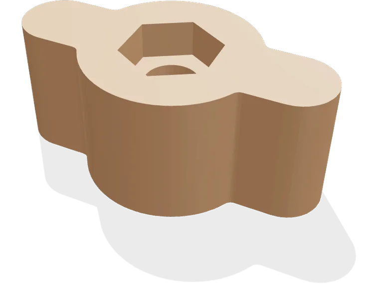 M6 wing knob