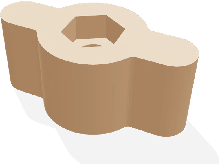 Big wing nut for M4
