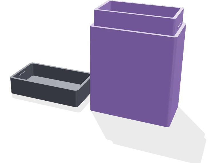 Yu-Gi-Oh 50-card deck box, snap cap